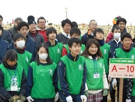 【終了後ふたば未来学園の生徒さんと】