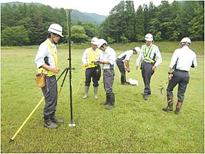 【GPSによる位置観測(RTK方式】