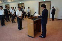 【営業技術表彰】 兵藤副部長・沼田部長
