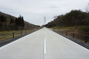 【開通した道路の一部】